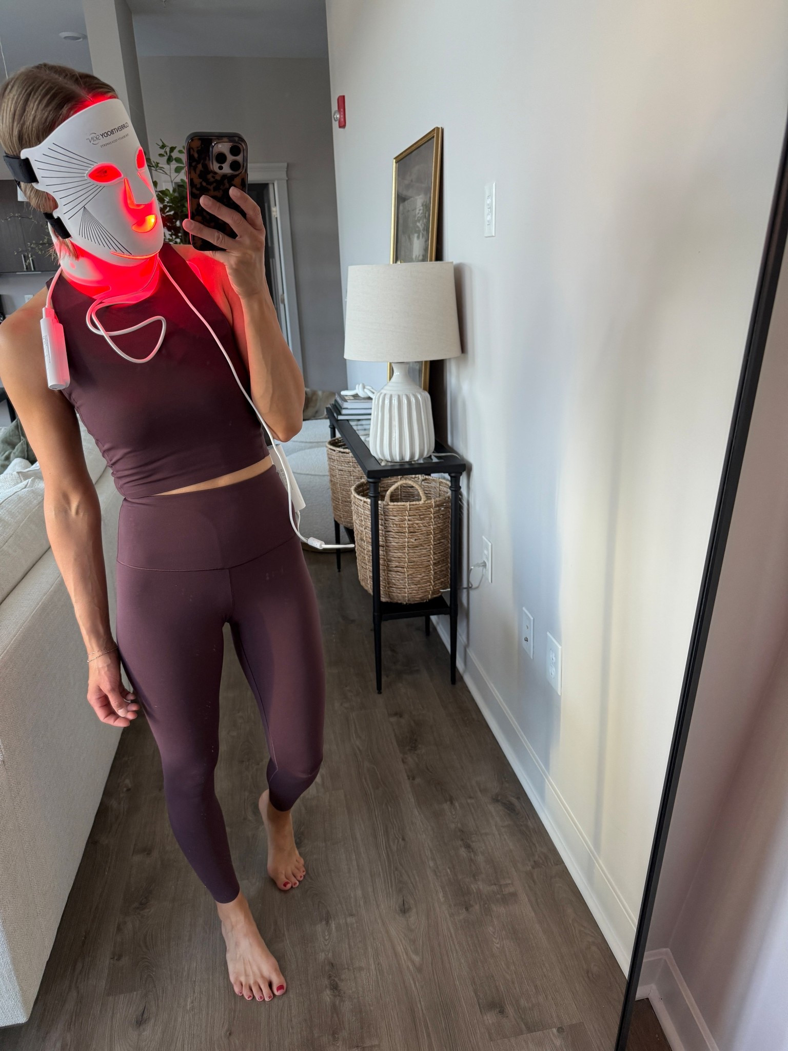 Wearing XS leggings, small  longline bra (Mask Code: LINDSEY10)

#LTKActive #LTKOver40 #LTKBeauty