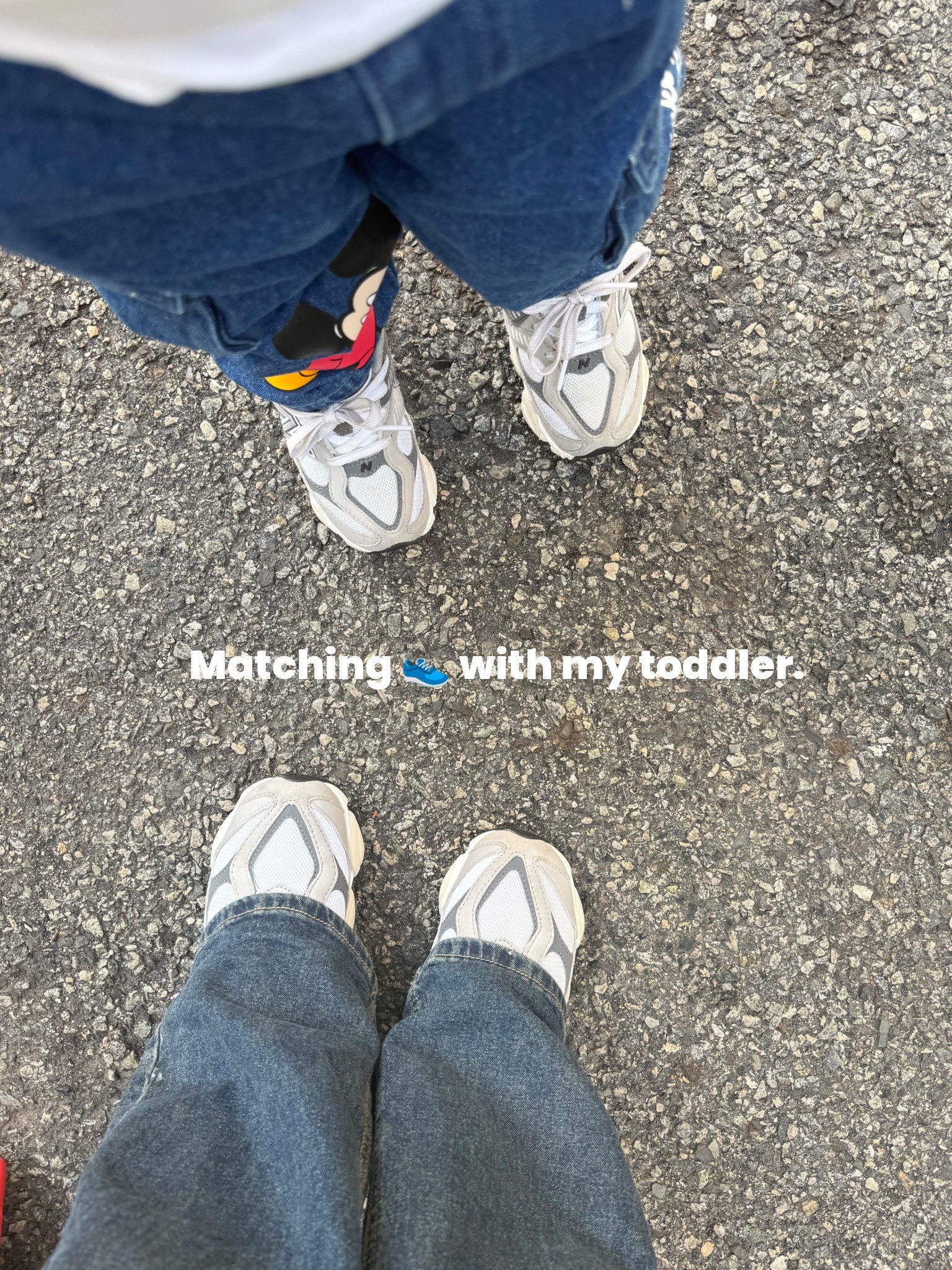 Because motherhood also means being your toddler’s style twin 👩‍👦💖👟

Perfect for back to school.