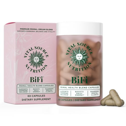 Vital Source Nutrition - BiFi Capsules - Premium Primal Organ Blend - Supports Hormone Health, Energy, Stamina & Clarity - Daily Vitality - Ancestral Supplements for Women - No Artificial Ingredients | Amazon (US)
