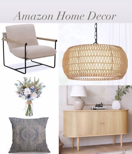Home decor, summer decor, oak wood console, accent chair, #amazonhome 

#LTKSeasonal #LTKHome #LTKStyleTip