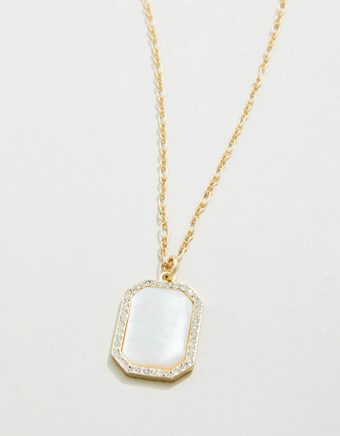 Bascom Necklace 18" Mother-of-Pearl | Spartina 449