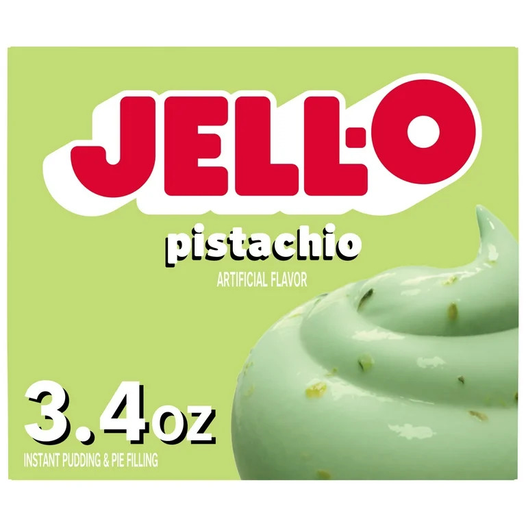 Jell-O Pistachio Artificially Flavored Instant Pudding & Pie Filling Mix, 3.4 oz. Box | Walmart (US)