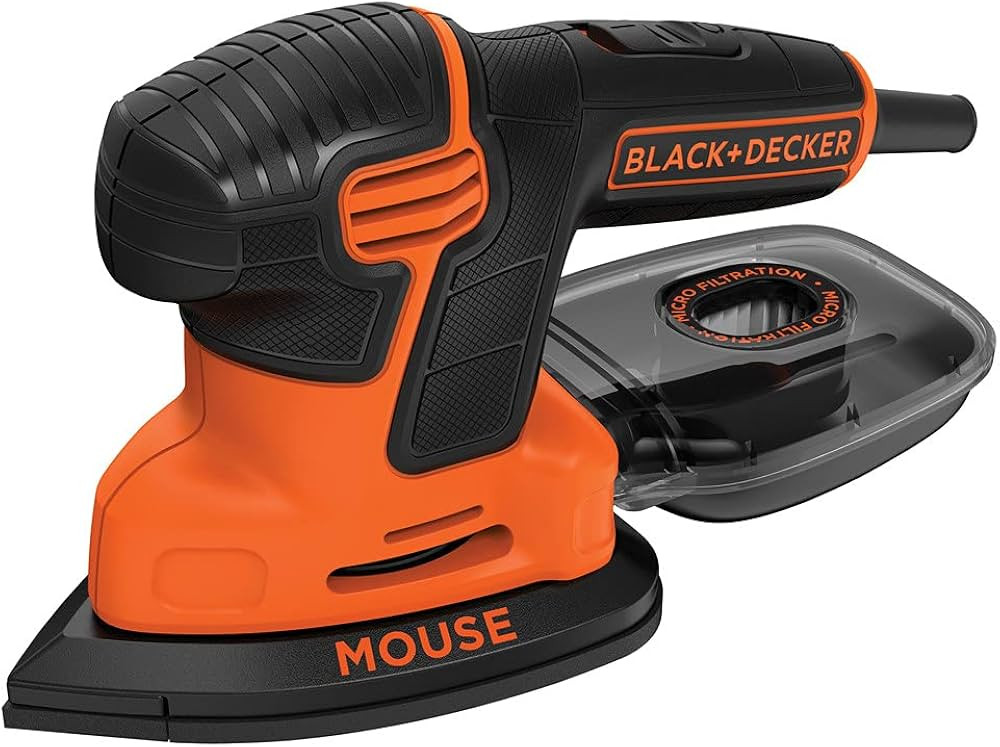 BLACK+DECKER Detail Sander, 1.2 Amp, 16,000 OPM, Compact Design, 3-Position Grip for Comfort, Inc... | Amazon (US)
