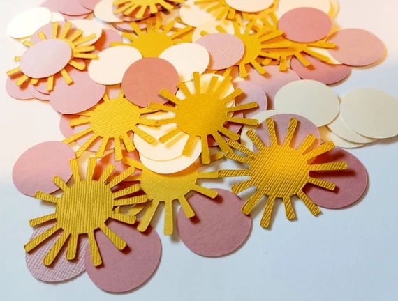 Sunshine Table Confetti Sun Table Scatter Sun 1st Birthday | Etsy | Etsy (US)