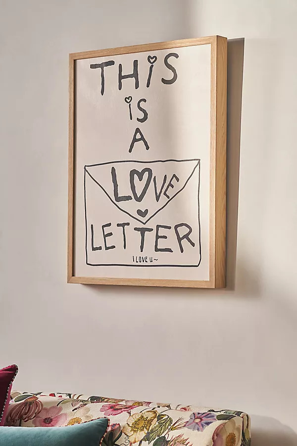 Hopelessly Devoted Wall Art | Anthropologie (US)