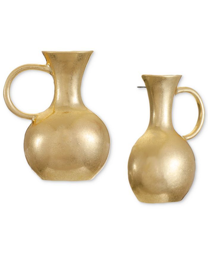 INC International Concepts Home by Areeayl Gold-Tone Vase Post Earrings, Created for Macy's & Rev... | Macys (US)