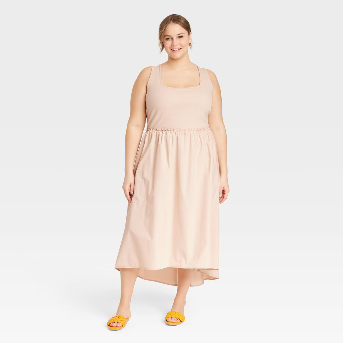 Women's Asymmetrical Midi Ballet Dress - A New Day™ | Target