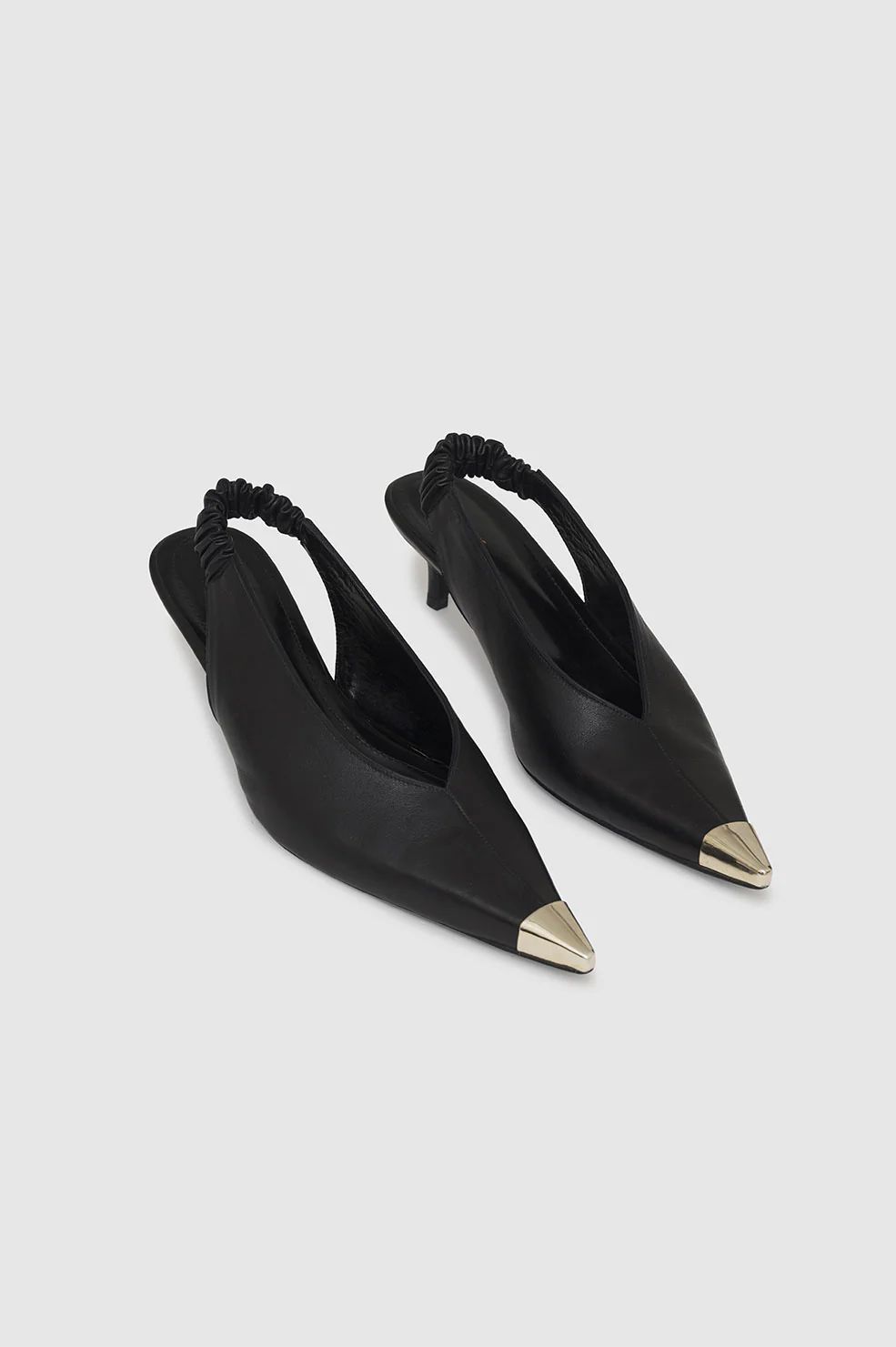 Nina Heels With Metal Toe Cap | Anine Bing