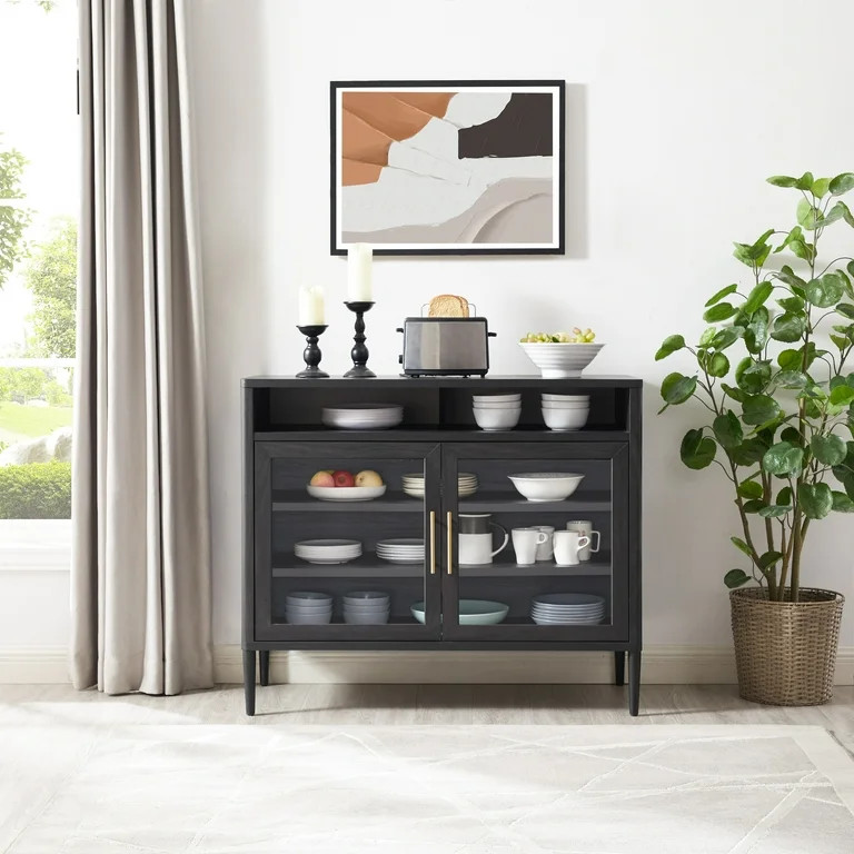 Better Homes & Gardens  Oaklee Buffet, Black Finish | Walmart (US)