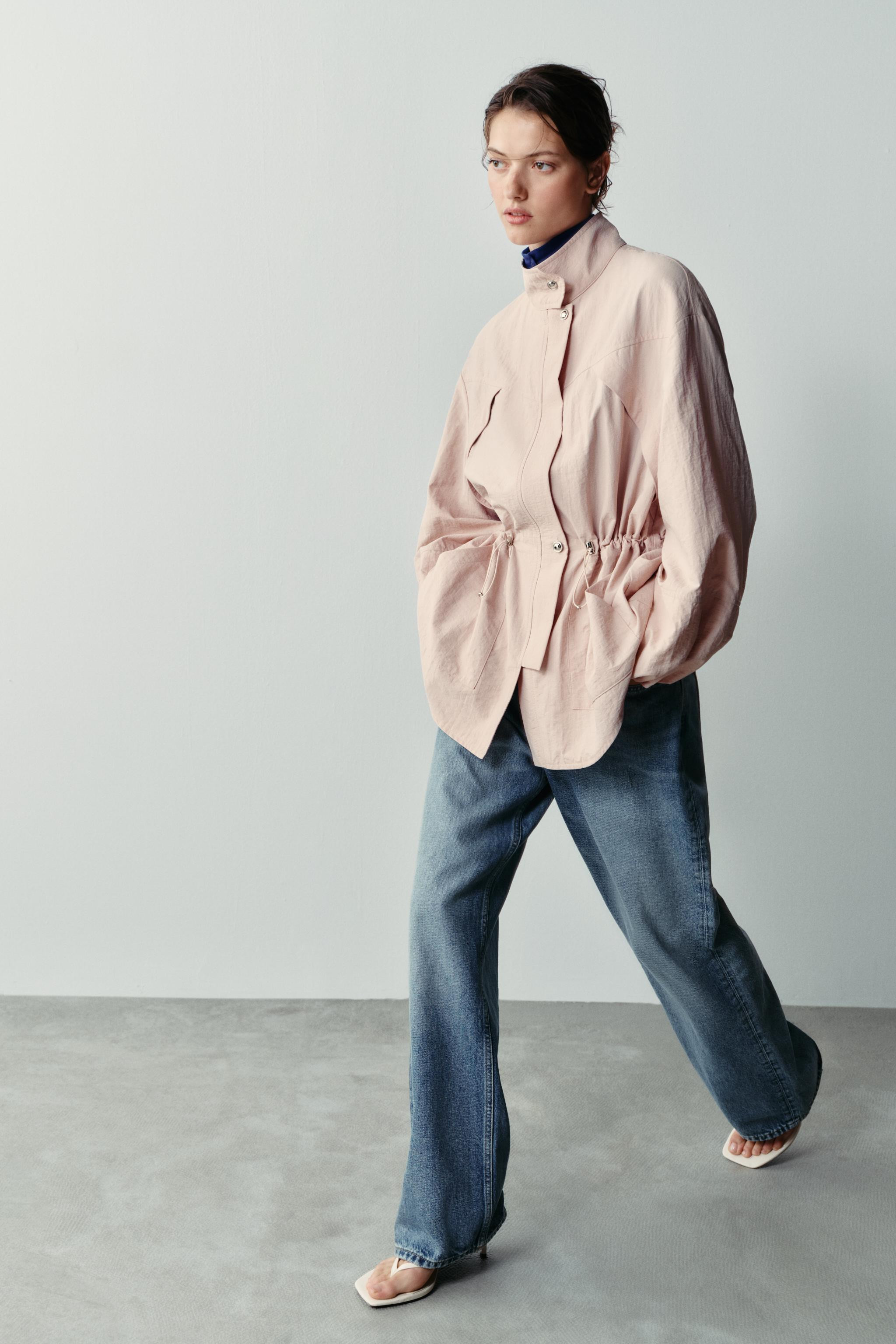 STAND-UP COLLAR JACKET | Zara US