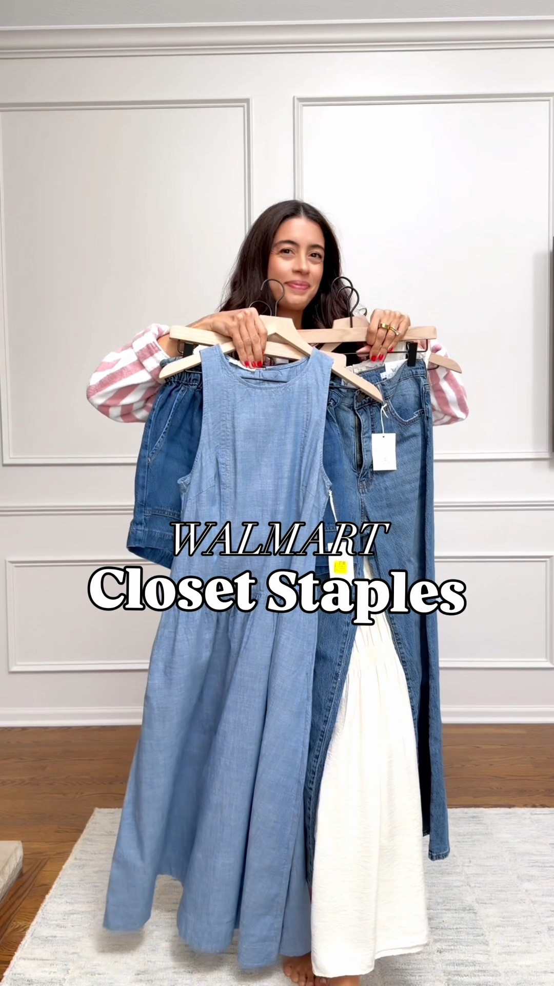 Staples from Walmart! Sizing:
I'm 5'6'' wearing:
Shorts size 4
Top size Small
Smocked dress size Small (The white is a bit sheer so I'm linking the slip skirt I'm wearing with it!)
Jeans size 4
Linen vest size Small

#LTKSeasonal #LTKOver40 #LTKmomlife