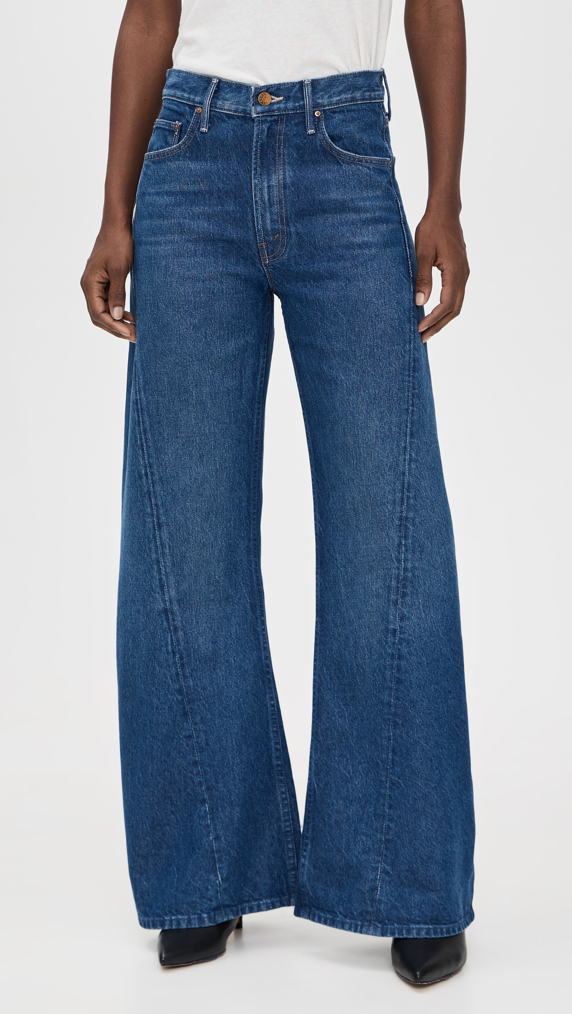 MOTHER The Lemon Twist Sneak Jeans YES CHEF 25 | Shopbop
