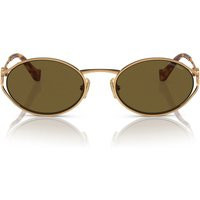 Miu Miu Lunettes de soleil Mu52 Y 7 Oe01 T Or/Marron Femme | Balardi (US & Canada)