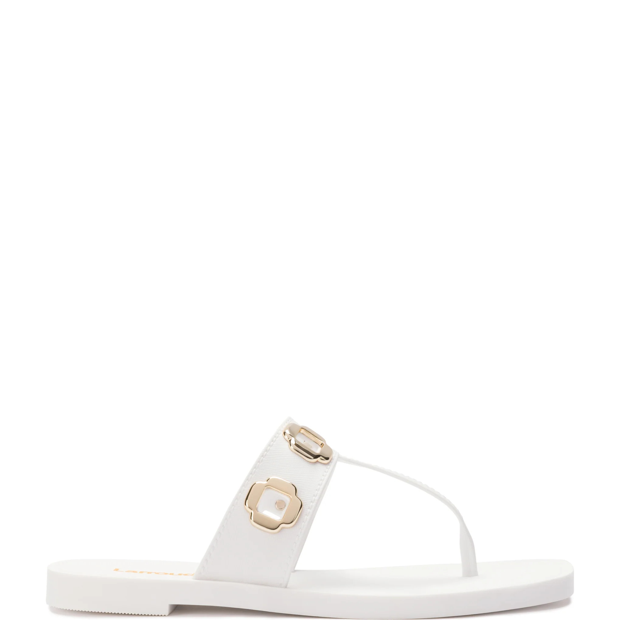 Milan S In White PVC | Larroude