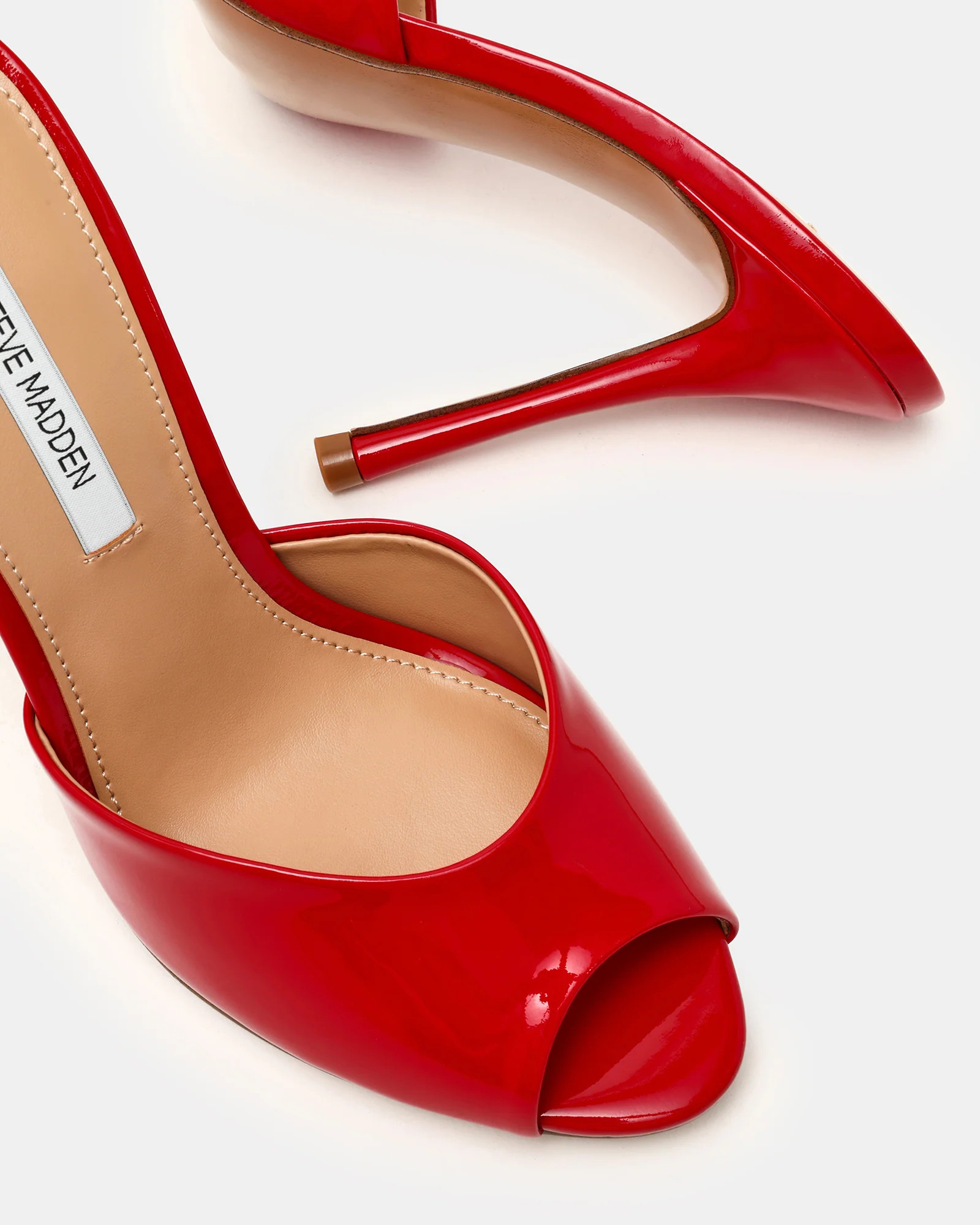 PRIYA Red Patent Mule Women's Heel | Steve Madden (US)