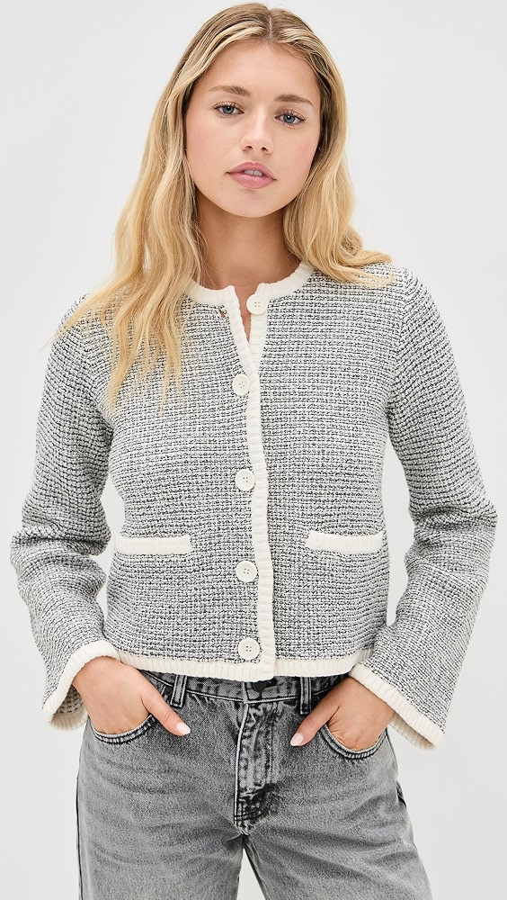 La Ligne Boucle Cardigan Jacket | Shopbop | Shopbop