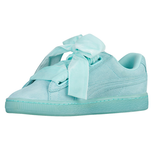PUMA Suede Heart - Womens - Aruba Blue/Aruba Blue | Six:02