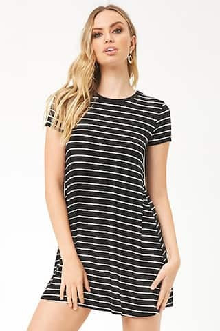 Striped T-Shirt Dress | Forever 21 (US)