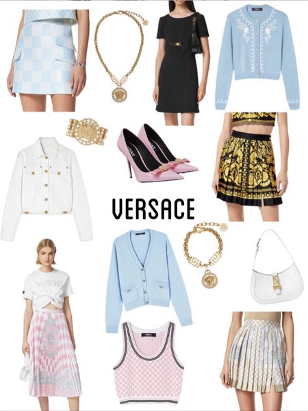 Sharing new arrivals from Versace! So cute for spring and vacation #versace #versacespring #spring #springstyle #miniskirt #cashmere #versacejewelry #designerbrand #luxurygoods #giftsforher 



#LTKGiftGuide #LTKItBag #LTKSeasonal