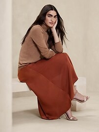 Maxi Slip Skirt | Banana Republic Factory