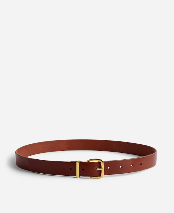 The Essential Leather Belt | Madewell | Madewell