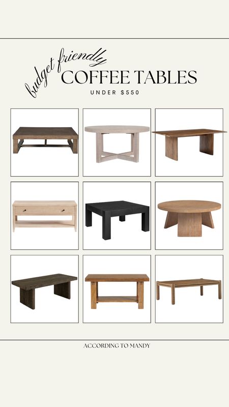 Budget friendly coffee tables I am loving! A lot of them on sale!

budget friendly furniture, Wayfair, pottery barn, coffee table, west elm, affordable coffee table, affordable home finds, affordable furniture, dark coffee table, rectangle coffee table, round coffee table 

#LTKhome