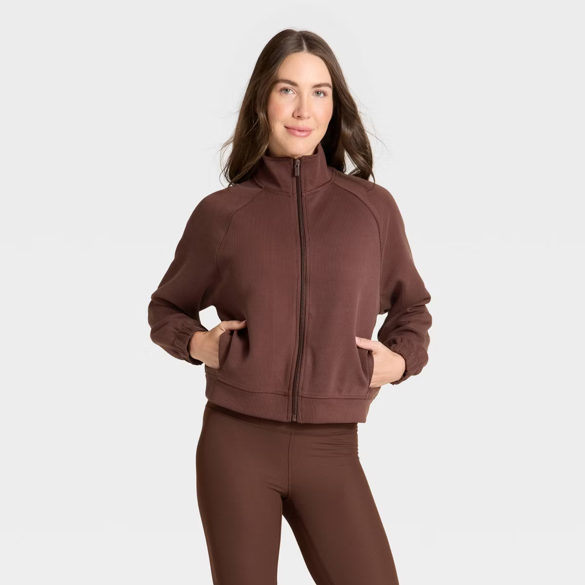 Women's Airy Sleek Full Zip Jacket - All In Motion™ | Target