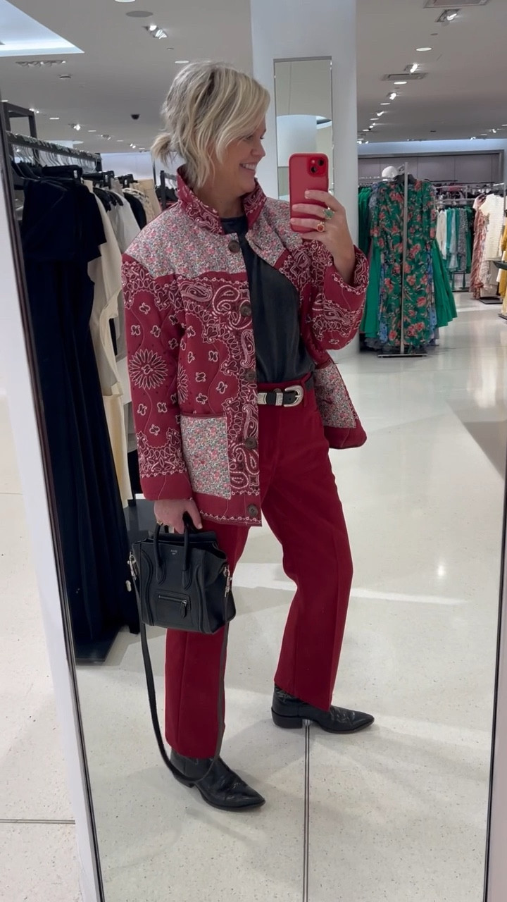 Went with a whole vibe today ⭐️

#LTKitbag #LTKstyletip #LTKover40