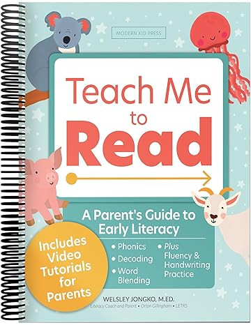 Teach Me to Read: A Parent Guided Student Workbook for Kids to Learn to Read Using Phonics, Decod... | Amazon (US)