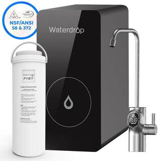 Reverse Osmosis Water Filtration System 600GPD Tankless 5-in-1 Under-Sink with 1 Extra D6RF Replacement Filter | The Home Depot