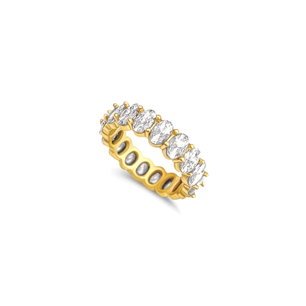 Ellie Vail - Mylah Oval Eternity Band Ring | Ellie Vail Jewelry