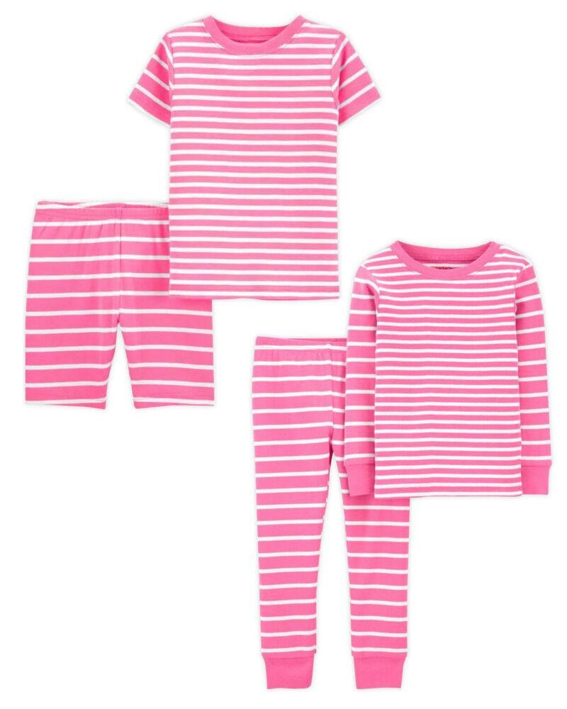 4-Piece 100% Snug Fit Cotton PJs | Carter's