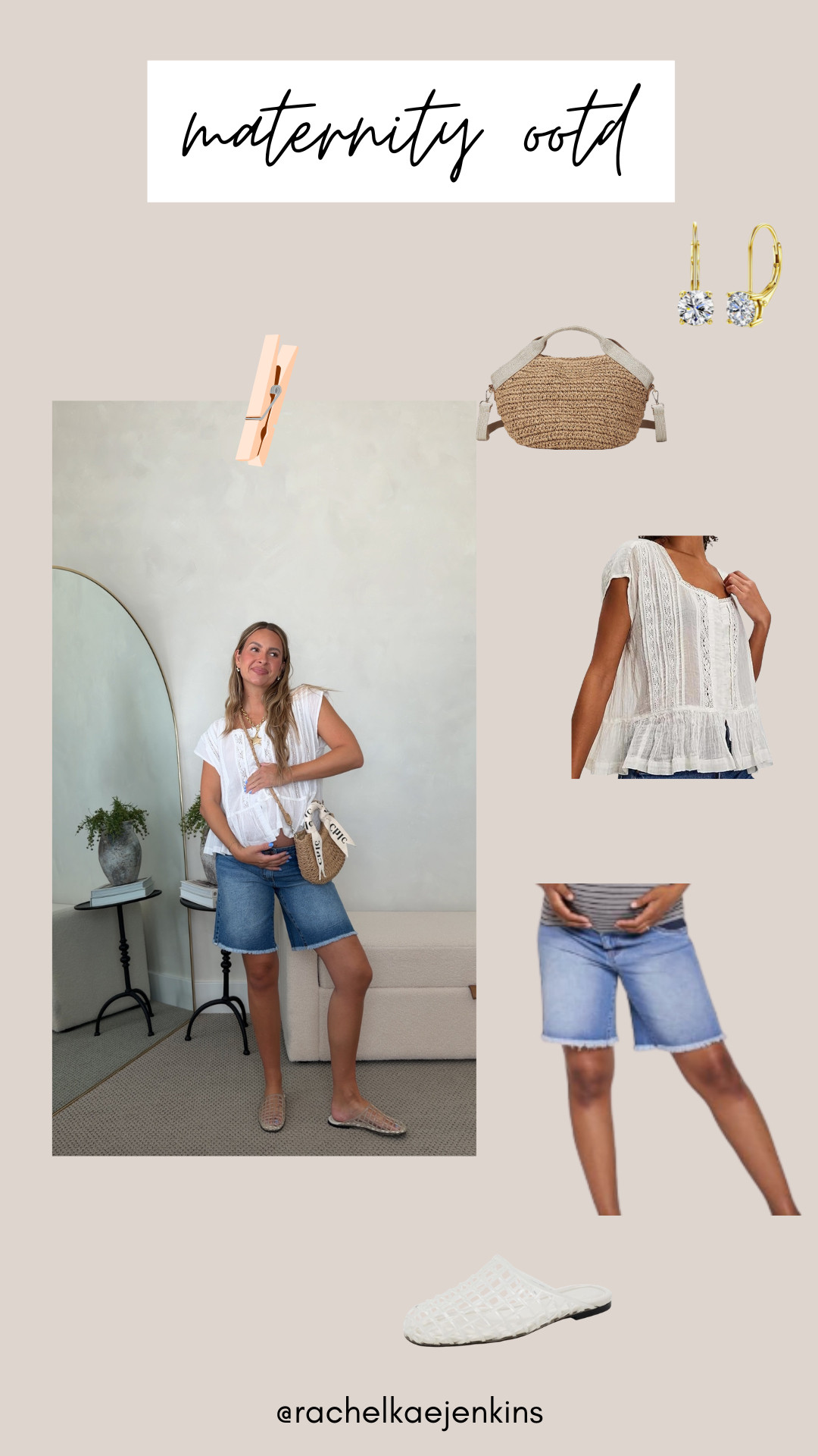 OBSESSED with this cute maternity outfit! So cute and affordable!  

 #LTKootd #LTKmomlife #LTKBump