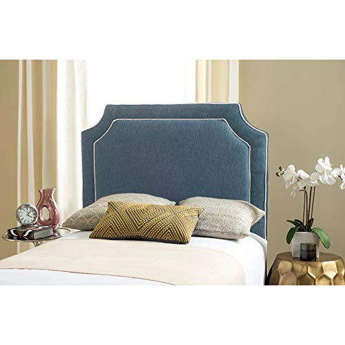 Safavieh Mercer Collection Dane Denim Headboard, Twin, Blue/White | Amazon (US)