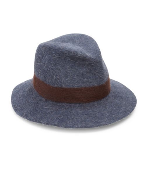 Shadow Felted Wool & Rabbit Fur Fedora | Saks Fifth Avenue