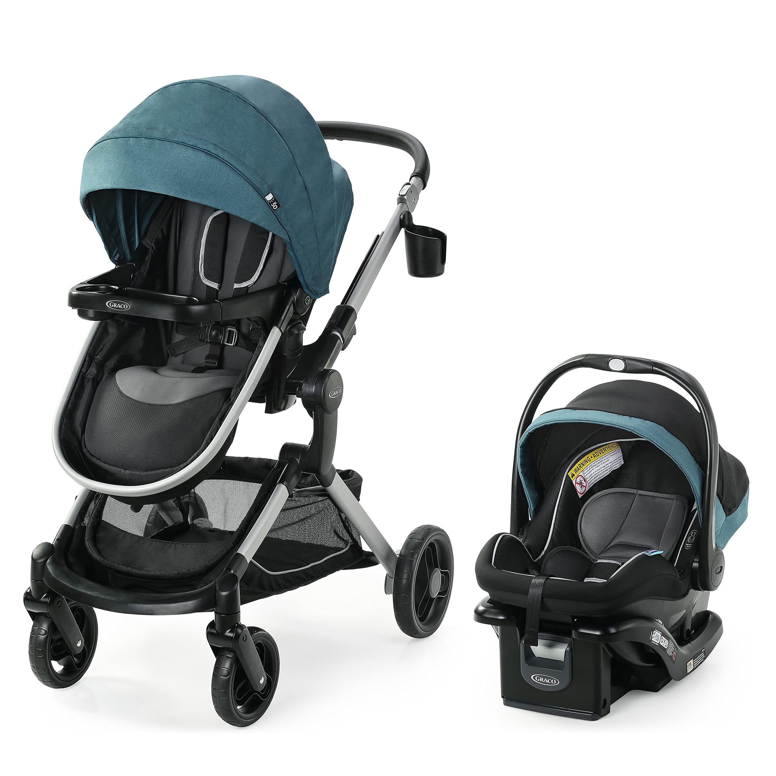 Graco Modes Nest Travel System, Includes Baby Stroller with Height Adjustable Reversible Seat, Pr... | Amazon (US)