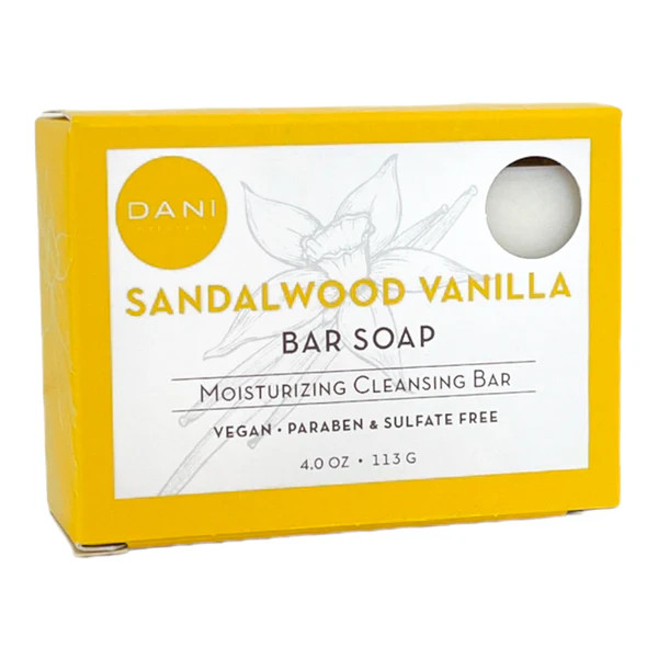 4oz Bar Soap Sandalwood Vanilla | DANI Naturals