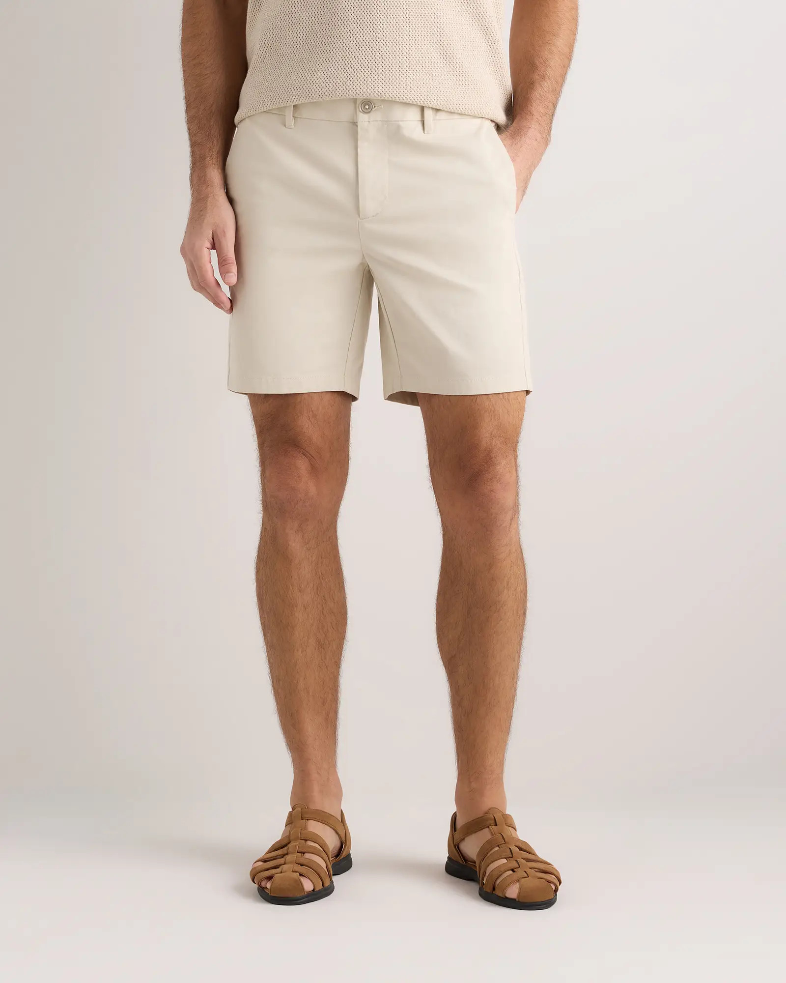Organic Cotton Classic Stretch Chino Shorts - 7" | Quince