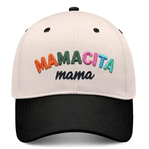 Stitchverse Mamacita Mama Vintage Style Embroidered Baseball Caps for Women and Girls, Trendy Funny Trucker Hats, Gifts, Black | Amazon (US)
