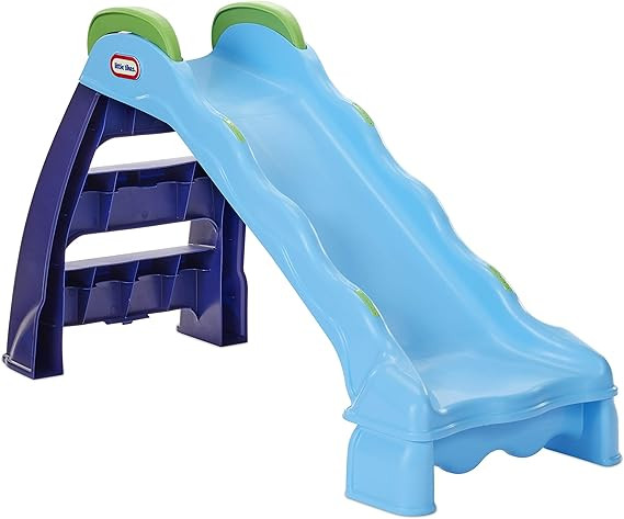 Little Tikes 2-in-1 Indoor-Outdoor Wet or Dry Slide, Dark_blue | Amazon (US)