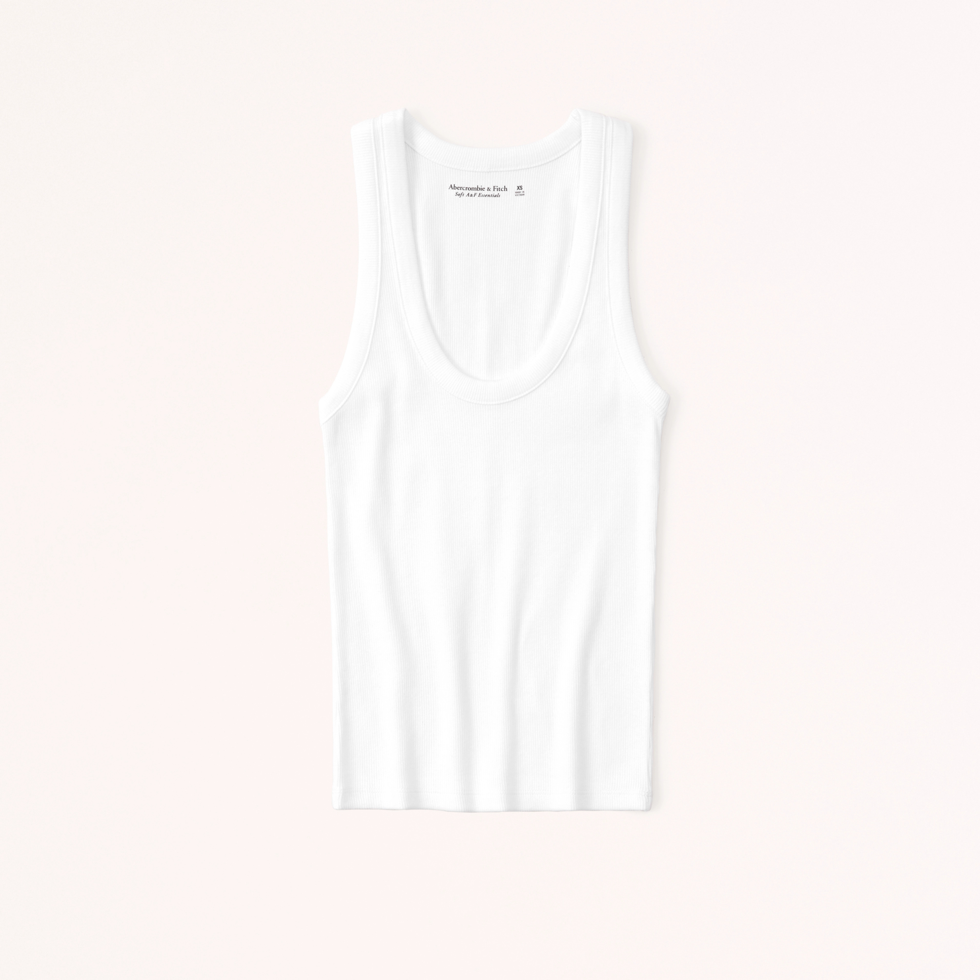 Essential Rib Tuckable Scoopneck Tank | Abercrombie & Fitch (US)