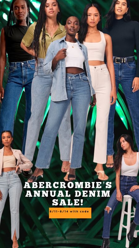 Only a few days until #Abercrombie’s #Annual #Denim #SALE is happening! Here are a few of my favorite #highwaisted #jeans that are ready to go #inmycart! What type of jeans do you prefer to wear? Jean

#LTKFind #LTKsalealert #LTKstyletip