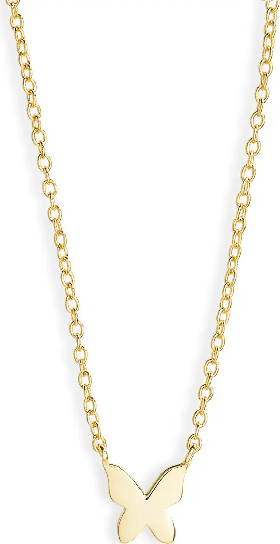 Argento Vivo Sterling Silver Butterfly Pendant Necklace | Nordstrom | Nordstrom
