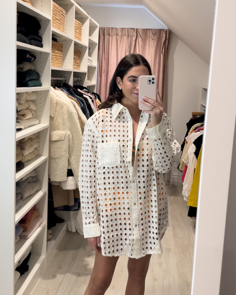 Wearing size small 
Cover-up 
Cover up
Summer 
Swimwear 

#LTKstyletip #LTKFind #LTKswim