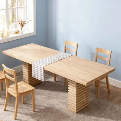 Contemporary Dining Table,Ideal For Large Gatherings And Modern Decor | Wayfair North America