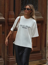 Cream Fourth Studio T-shirt- Marina | 4th & Reckless