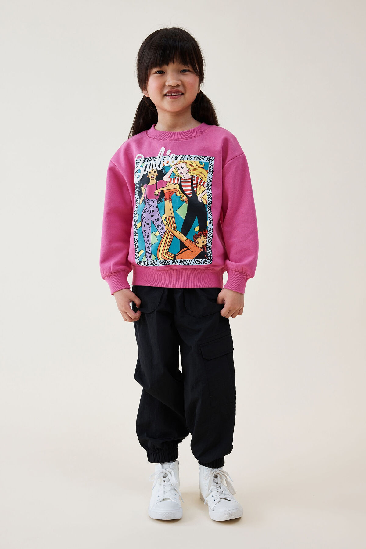 Barbie Dusty Fleece Crew Neck | Cotton On (US)