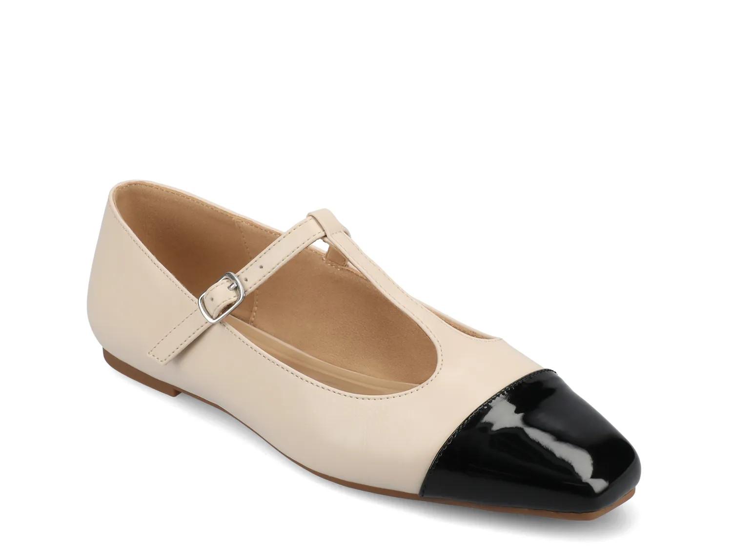 Journee Collection Theah Mary Jane Flat | Women's | Red | Size 7 | Flats | T-Strap | DSW