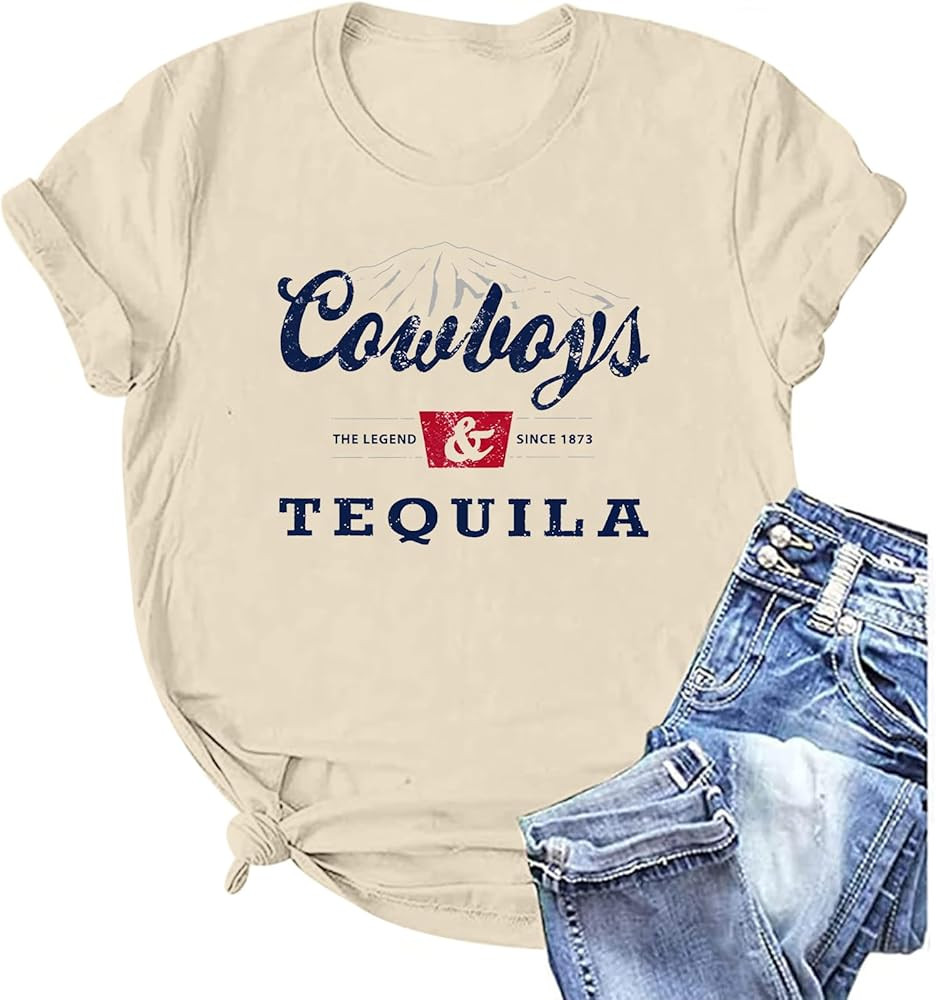 Pairxily Western Cowboy Shirts Vintage Graphic Tees for Women Cowgirl Country Music Concert Tshir... | Amazon (US)