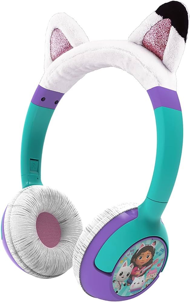 eKids Gabbys Dollhouse Kids Bluetooth Headphones, Wireless Headphones with Microphone Includes Au... | Amazon (US)